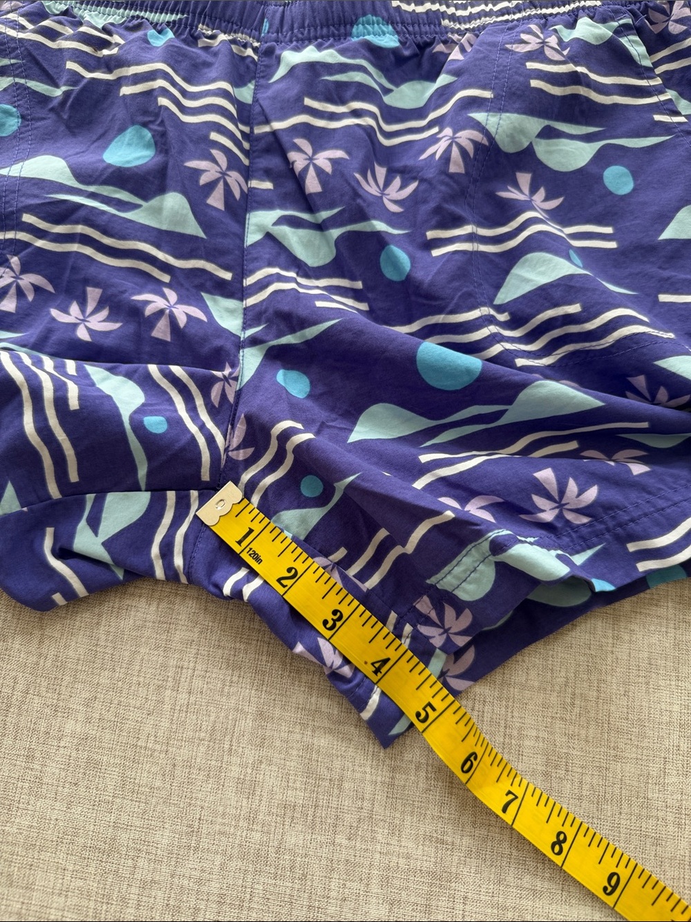 COLUMBIA Shorts Women's Large Sandy River II Printed Swim Shorts 5" colorful - Picture 13 of 13